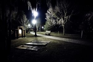Colonial Cemetery Night View