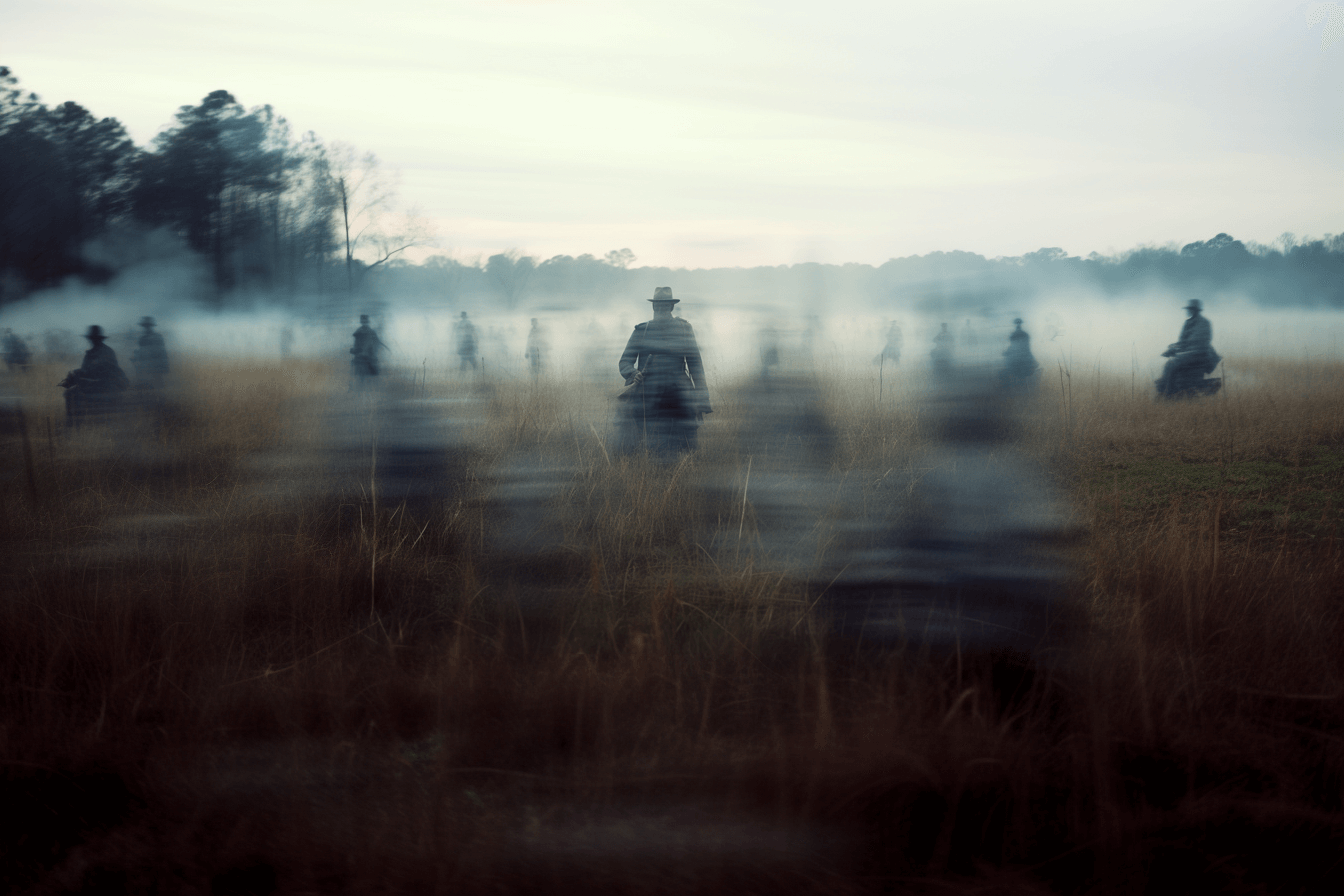 The Ghostly Soldiers at the Old Fort Jackson - Photo