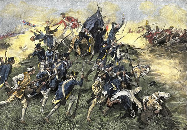 Painting depicting the 1779 Siege of Savannah